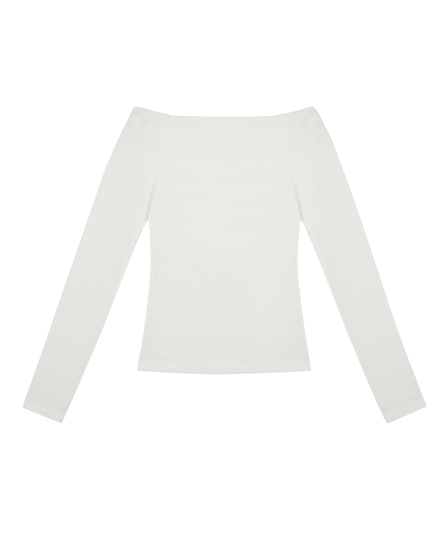 RL SHIRRING SLEEVE(WHITE)