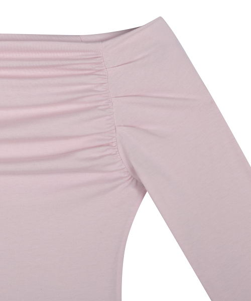 RL SHIRRING SLEEVE(PINK)