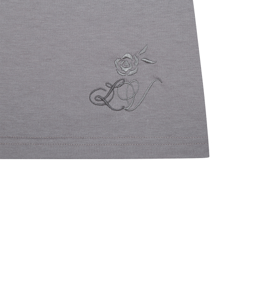 RL SHIRRING SLEEVE(CHARCOAL)