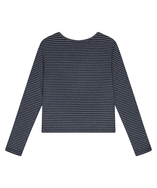 BASIC ILOVEU SLEEVE TEE(NAVY)