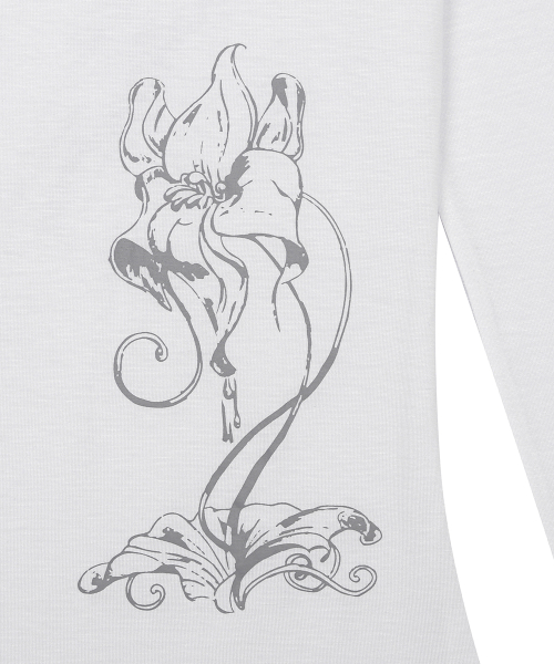 RL WING LONG SLEEVE(WHITE)