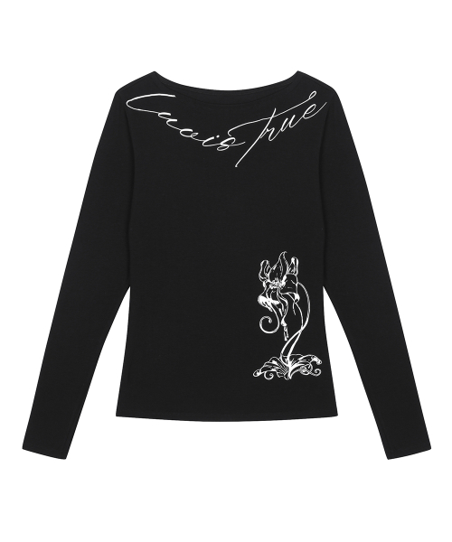 RL WING LONG SLEEVE(BLACK)