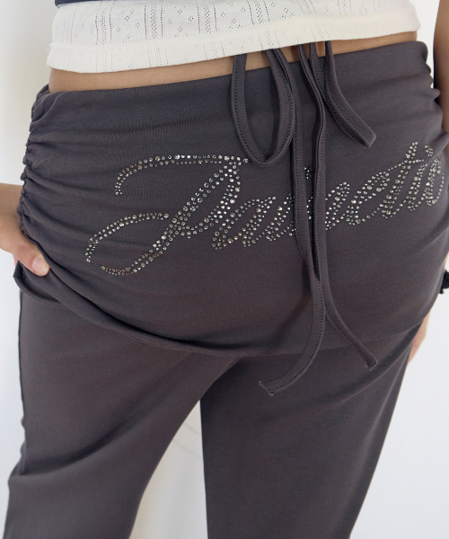 Ruched Tie Pants