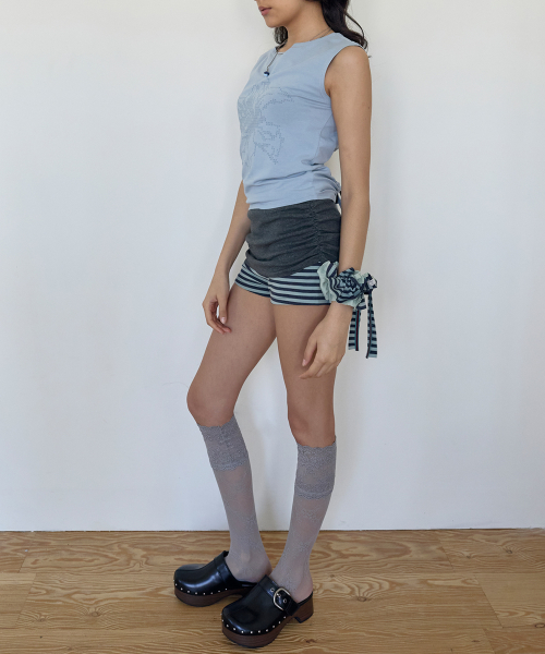 Back Tied Top (BLUE)