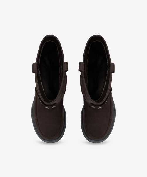 3300 SLOUCHY Platform Suede Boots Brown OZPUGA393N
