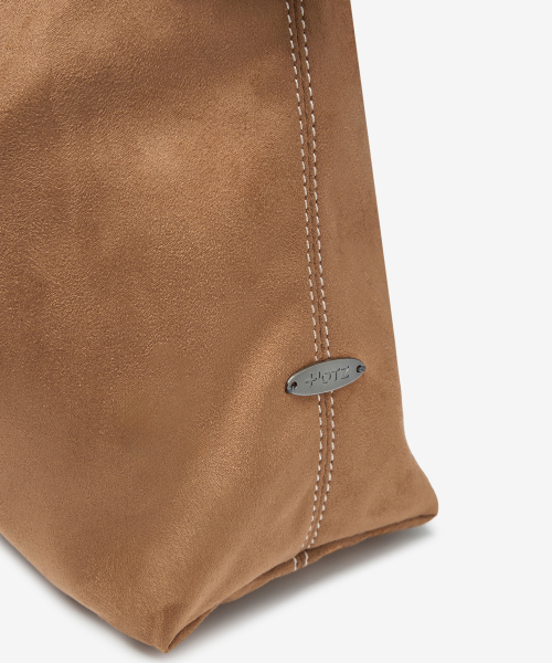 Western Big Suede Hobo Shoulder Bags Camel OZBGGA302C