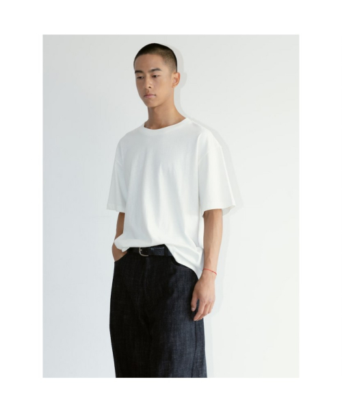 [Unisex] Cotton Crop TShirt White (TA6742U041)