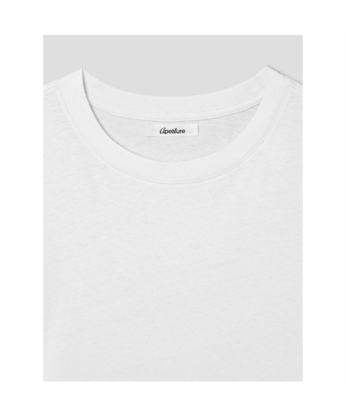 [Unisex] Cotton Crop TShirt White (TA6742U041)