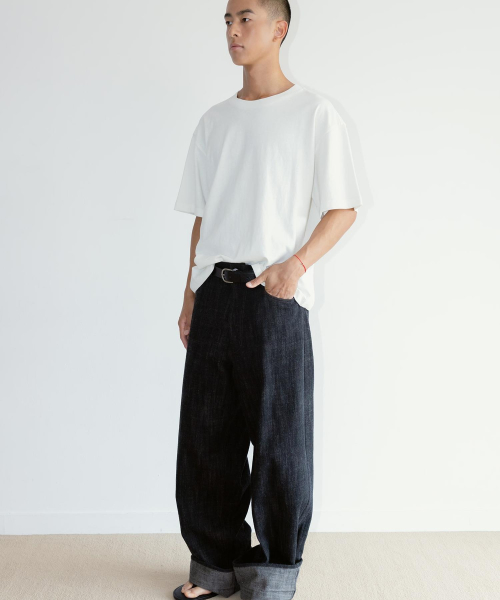 [Unisex] Cotton Crop TShirt White (TA6742U041)