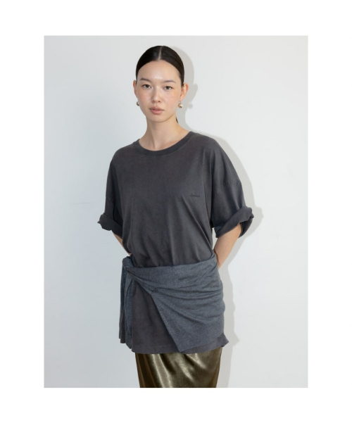 [Unisex] Aperture Logo Dyeing TShirt Ash (TA6742U034)