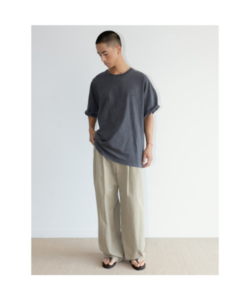 [Unisex] Aperture Logo Dyeing TShirt Ash (TA6742U034)