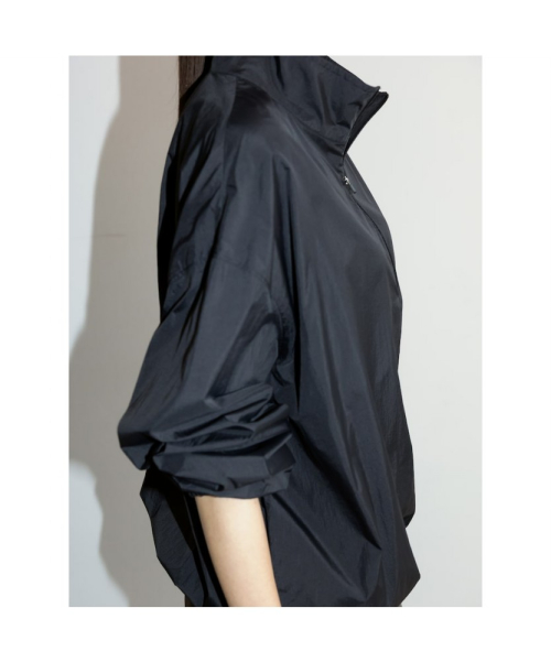 Nylon Quarter ZipUp Black (TA6764U035)