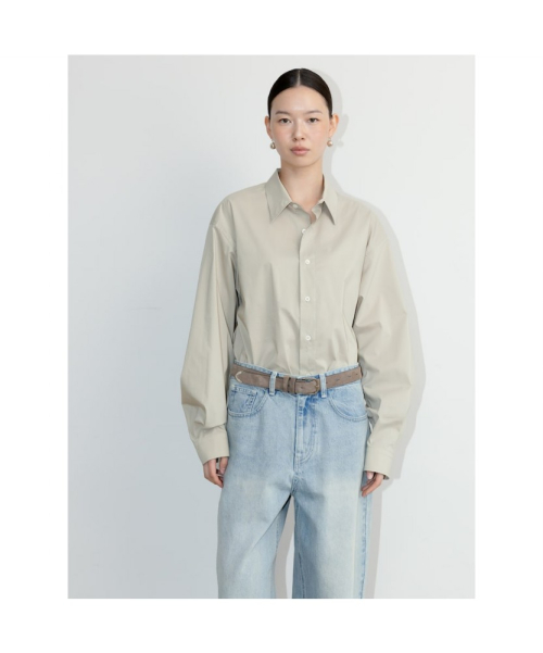 [Unisex] Aperture Classic Shirt Beige (TA6764U01A)