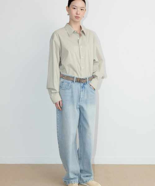 [Unisex] Aperture Classic Shirt Beige (TA6764U01A)