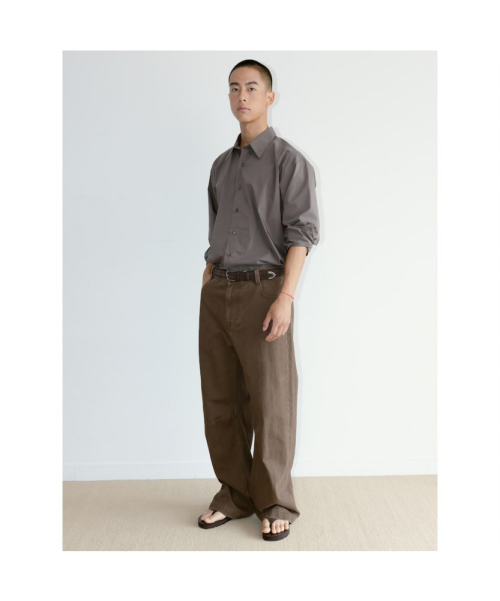 [Unisex] Aperture Classic Shirt Brown (TA6764U01D)