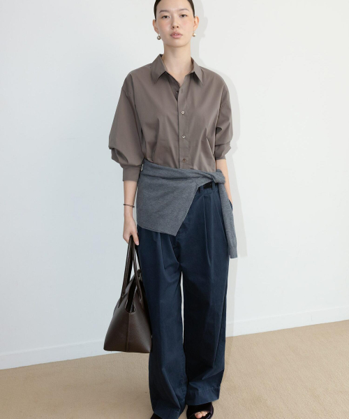 [Unisex] Aperture Classic Shirt Brown (TA6764U01D)