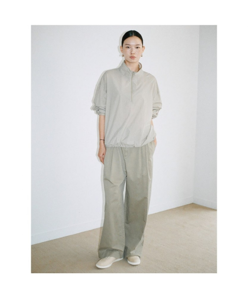 Nylon Quarter ZipUp Beige (TA6764U03A)