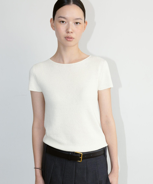 Cambio Knit Top Ivory (TA6751A040)