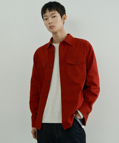 [COUTURE]Heavy Cotton Oxford Shirt - 2 colors