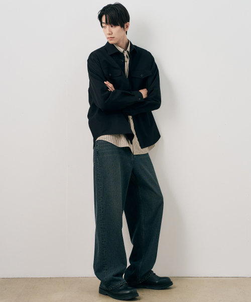 [COUTURE]Heavy Cotton Oxford Shirt - 2 colors