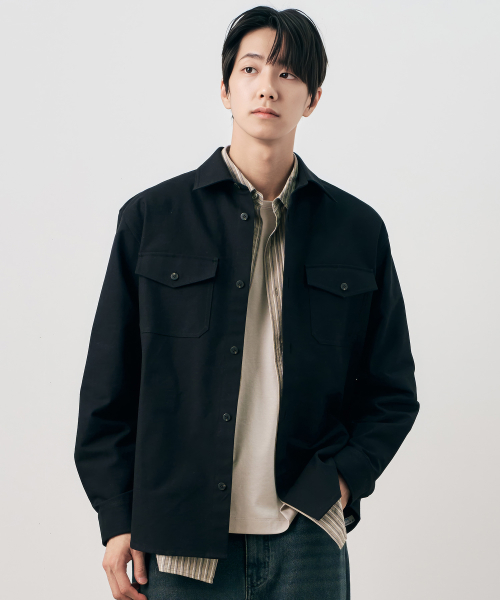 [COUTURE]Heavy Cotton Oxford Shirt - 2 colors