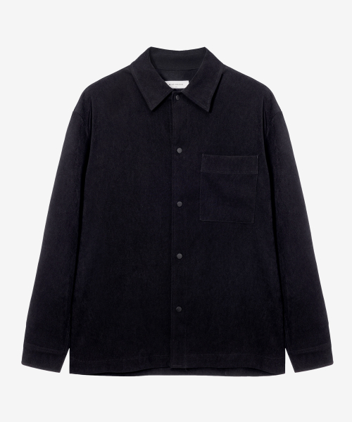 [COUTURE]Suede Semi-Overfit Shirt-Style Jacket - 2color