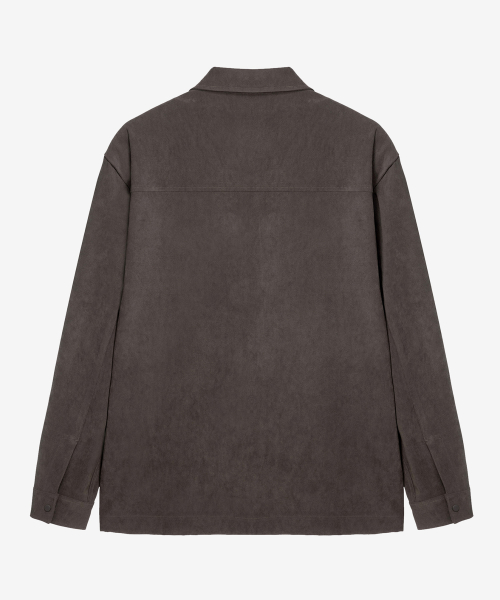 [COUTURE]Suede Semi-Overfit Shirt-Style Jacket - 2color