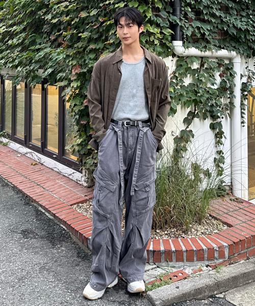 [COUTURE]Suede Semi-Overfit Shirt-Style Jacket - 2color