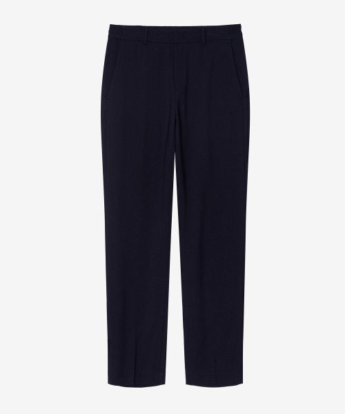 Tapered structured stretch banding pants - 3color