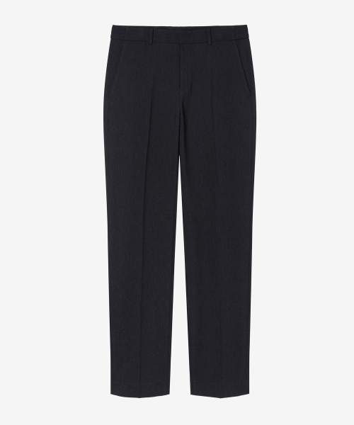 Tapered structured stretch banding pants - 3color