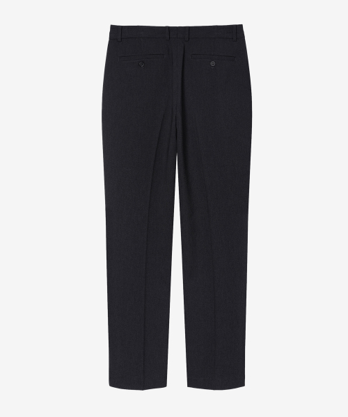 Tapered structured stretch banding pants - 3color