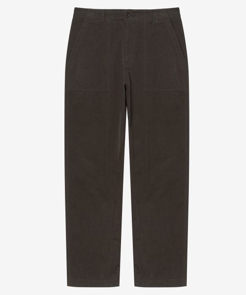[COUTURE]100 Cotton Putige Semi-Wide Cotton Pants - 2color