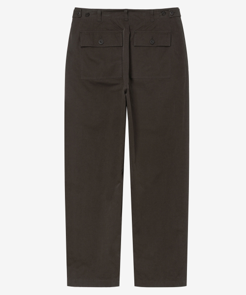 [COUTURE]100 Cotton Putige Semi-Wide Cotton Pants - 2color