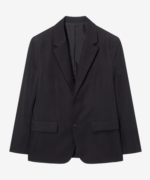 Relax Fit Suede Modified Knit Jacket - 2color