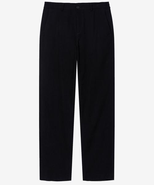 [SET]Relax Fit Suede Modified Weave Setup Black