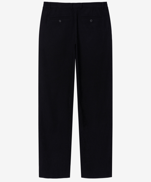 [SET]Relax Fit Suede Modified Weave Setup Black