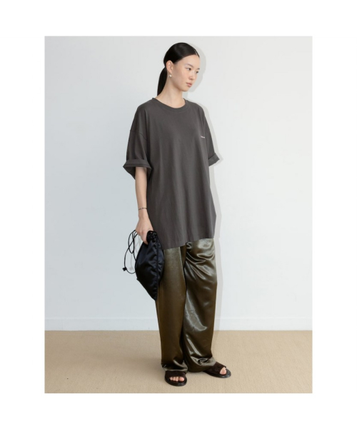 Straight Satin Pants Brown (TA6721A02D)