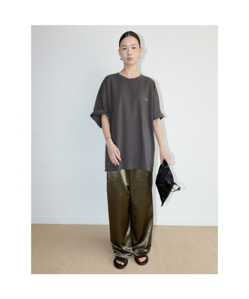 Straight Satin Pants Brown (TA6721A02D)
