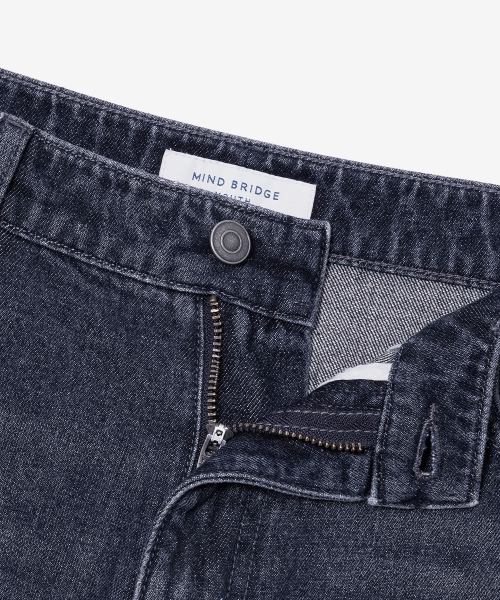 Extra Wide Washed Dark Indigo Denim Pants_DI