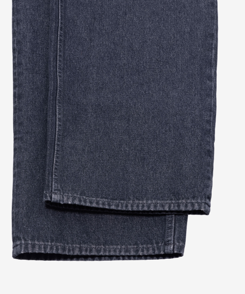 Extra Wide Washed Dark Indigo Denim Pants_DI
