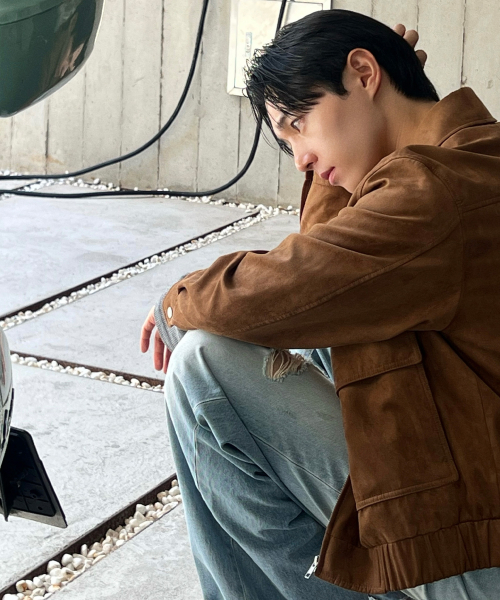 [ON]Suede Out Pocket Oversized Blouson - 2color