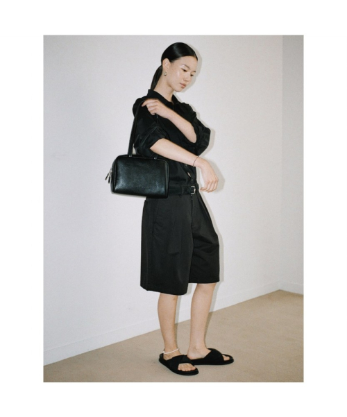 [Unisex] Washing Bermuda Pants Black (TA6725U025)