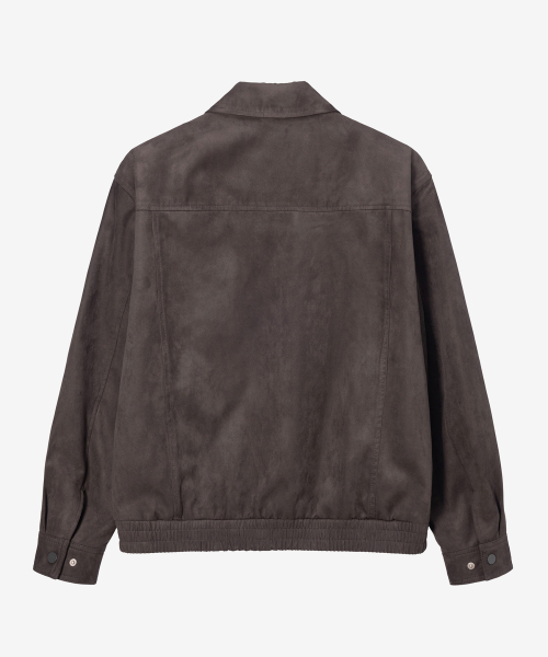 Suede Semi-Overfit Blouson - 2color