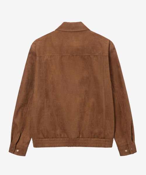 Suede Semi-Overfit Blouson - 2color