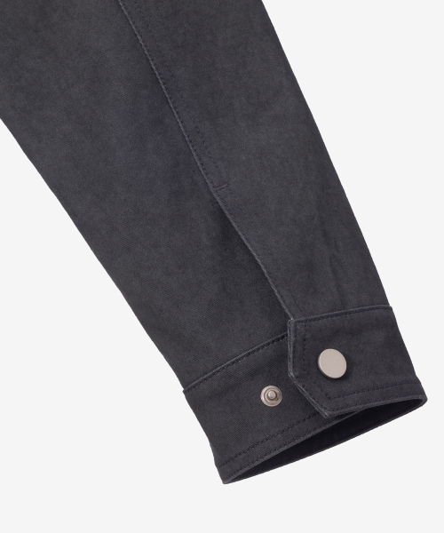 [COUTURE]Pigment-Washed Zip-Up Semi-Overfit Blouson
