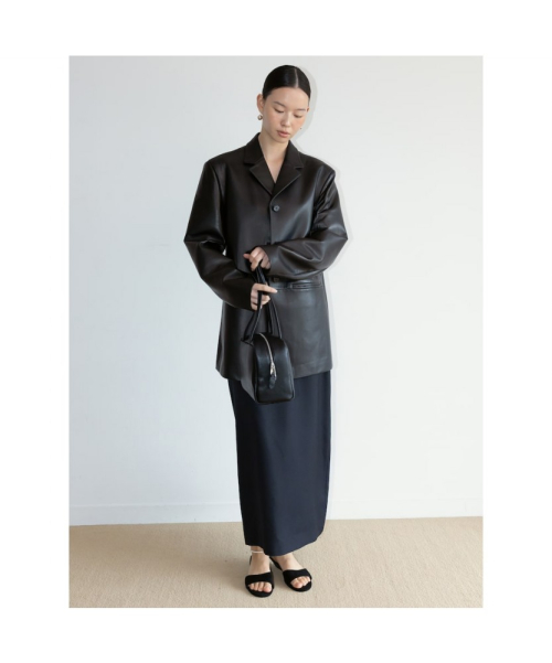 90S Jo H Line Skirt Navy (TA6727A04R)