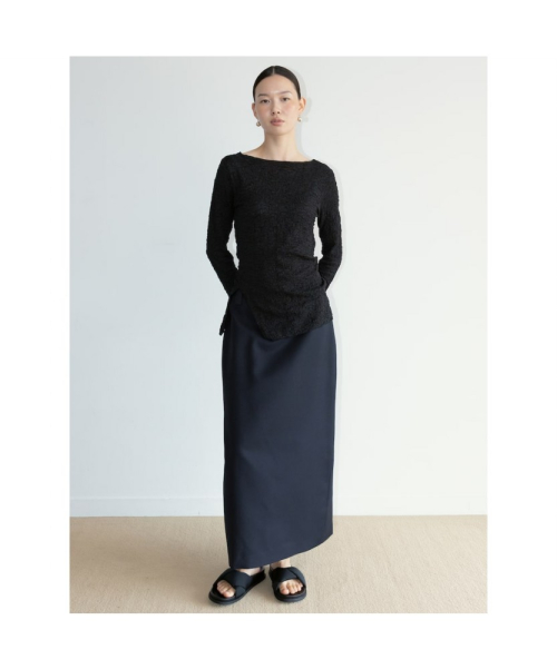 90S Jo H Line Skirt Navy (TA6727A04R)