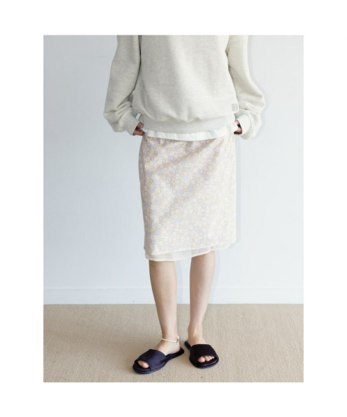 Floral Midi Skirt Pink (TA6727A13X)