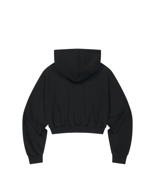 129 DOT HOODIE ZIP-UP BLACK