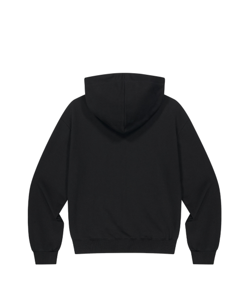 129 DOT HOODIE ZIP-UP BLACK